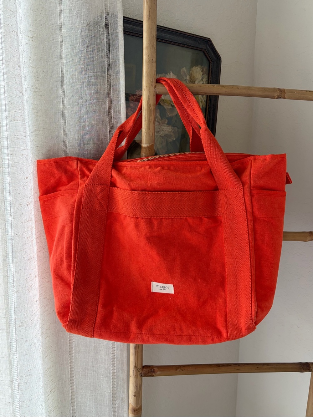 Margot Oversized Lani Canvas Tote Bag